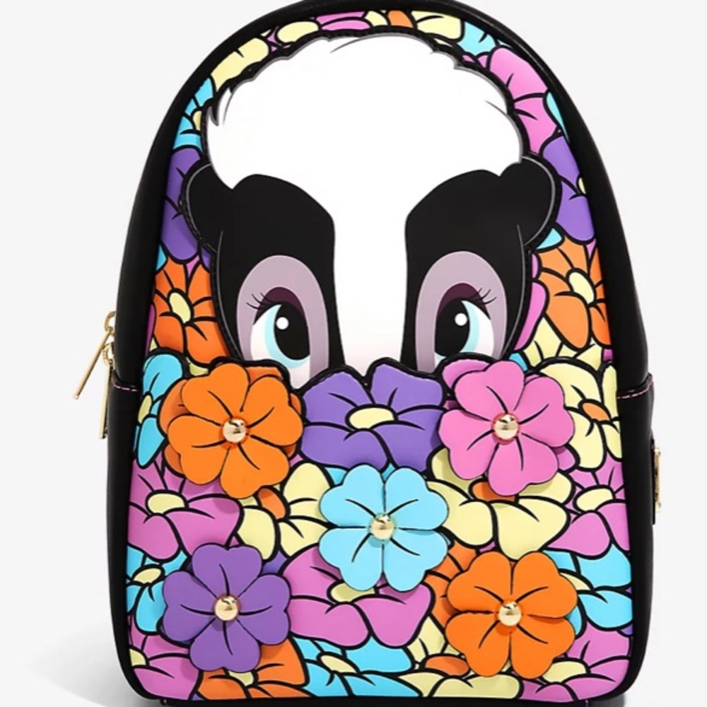 NWT Loungefly X Disney flower backpack